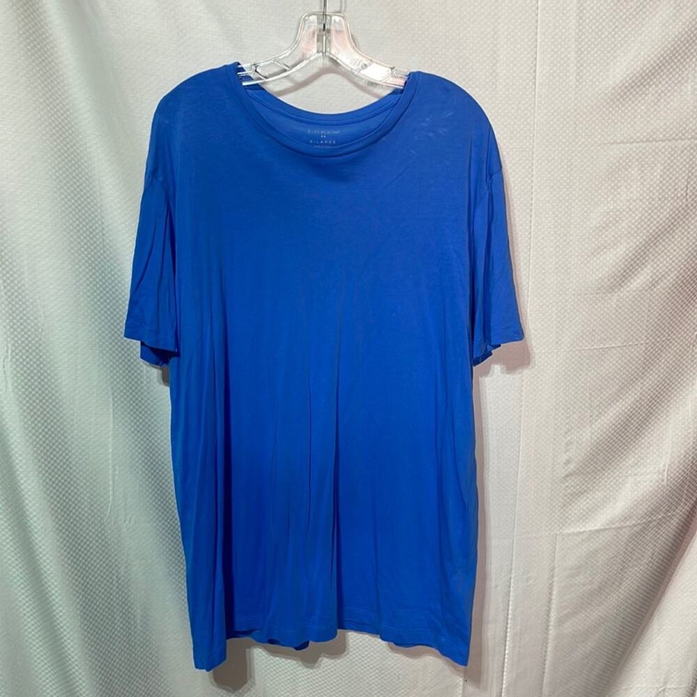 J Crew xl royal blue short sleeve 💯 cotton tee shirt like new wuc worn once